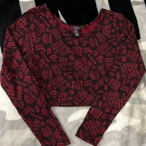 Forever21 Aztec crop top
